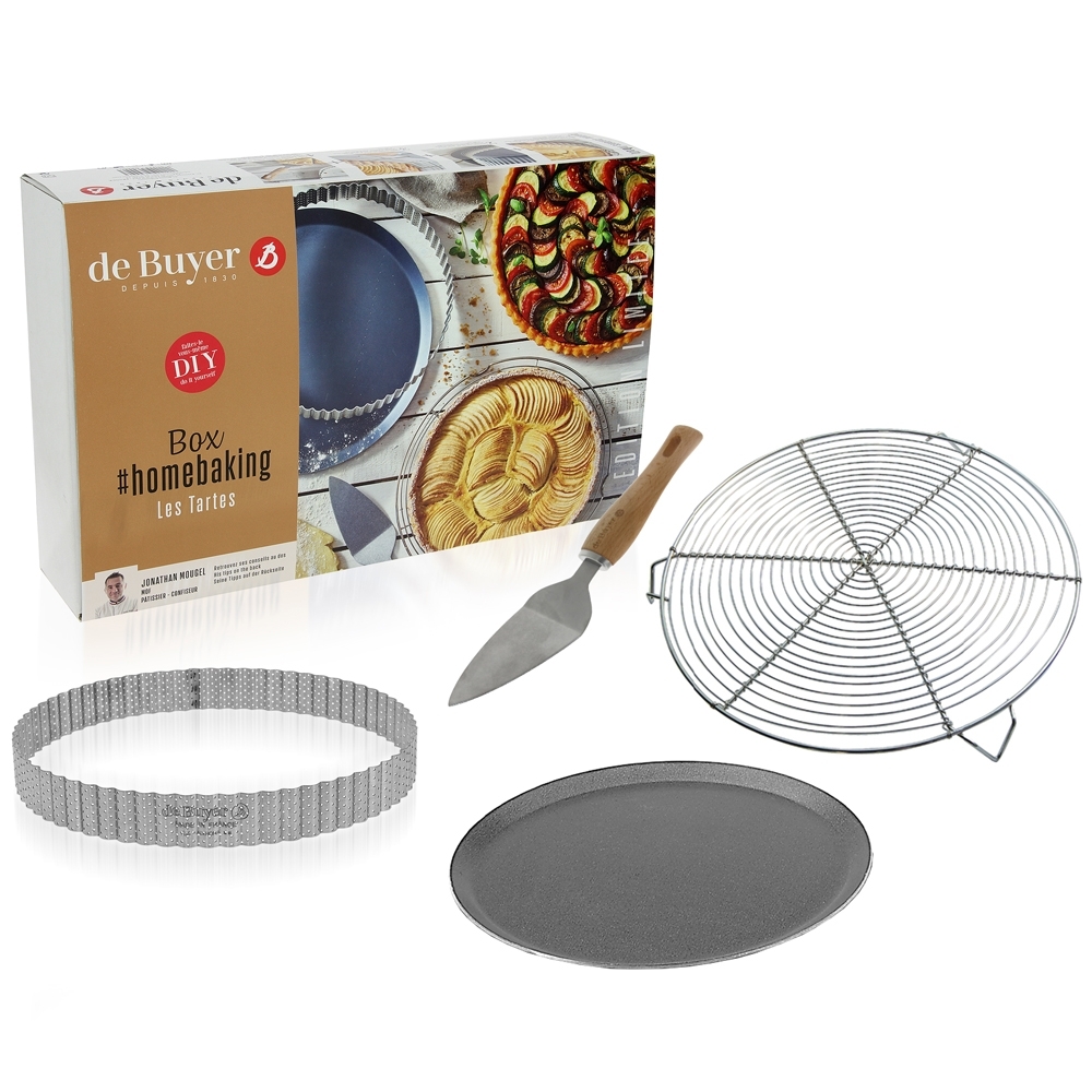 de Buyer - Les Tartes - Set of 4 homebaking