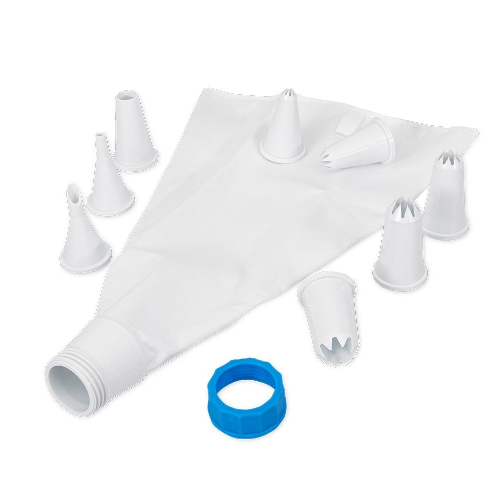 Städter - Decorating nozzles & piping bag big - Set 9 pieces